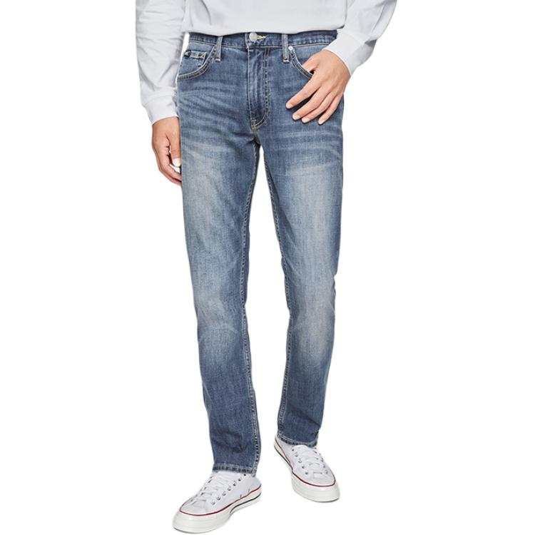 Lee Lee Jeans Men's Medium Blue Moderate Straight Fit Pants