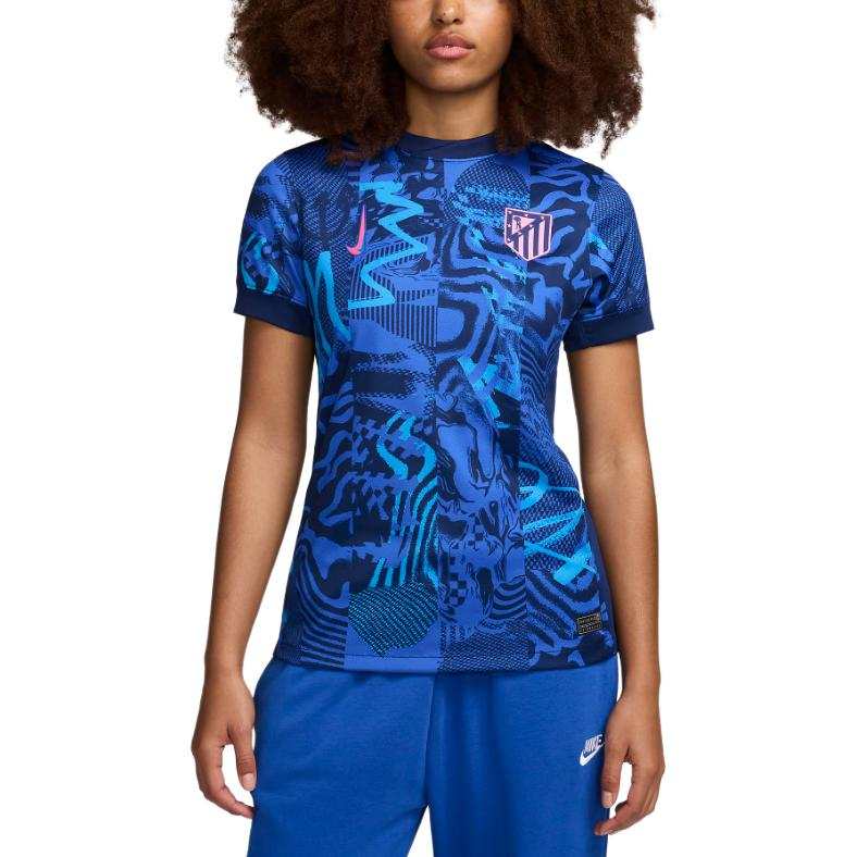 Nike Nike Atletico Madrid Stadium Third Soccer Jersey Women's Vacuum Blue