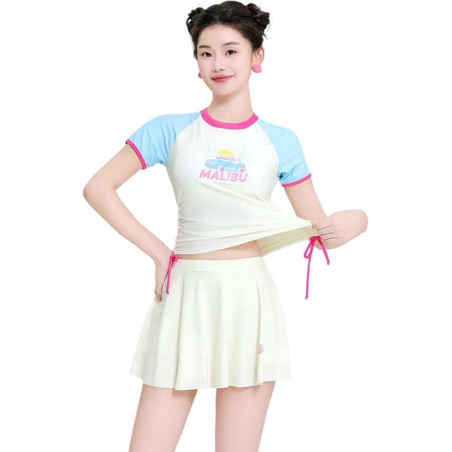 Barbie Two Piece Swimsuit Women's