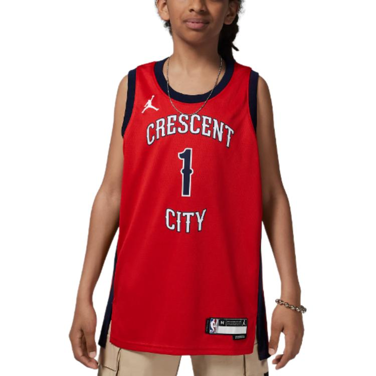 Jordan Jordan Dri FIT NBA Tank Top University Red Teenagers