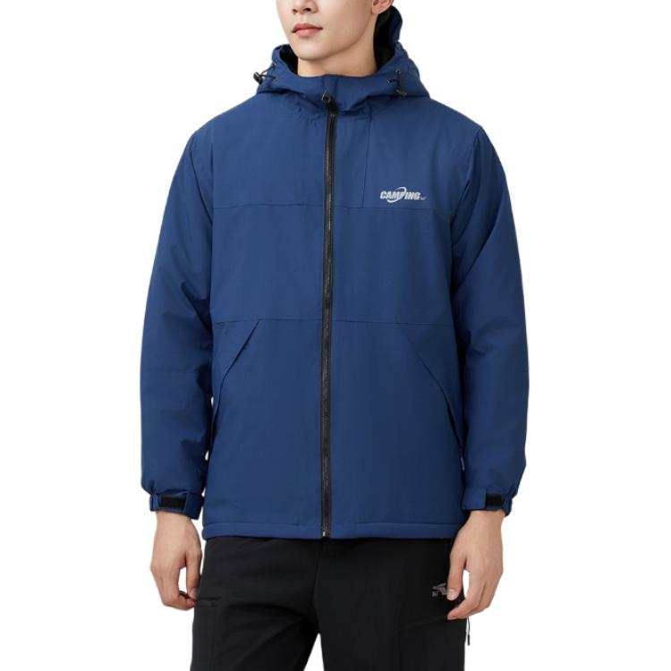 361° Outdoor Collection, Comfortable Casual Minimalist Style Hooded Fleece Lined Jackets & Coats Men's Phantom Ice Blue