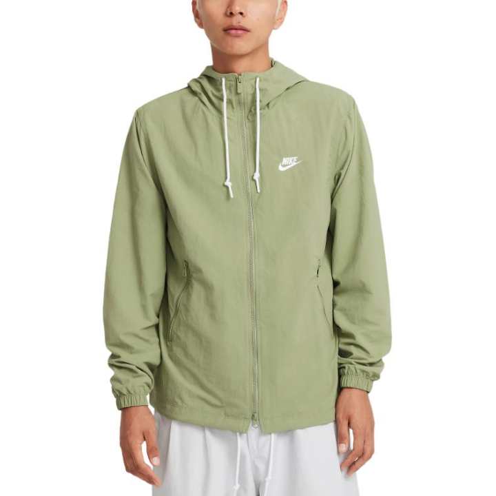 Nike Nike Club Jacket Men's Oil Green/White