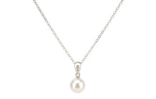 MIKIMOTO 925 Sterling Silver, Mother Of Pearl Necklaces Women's