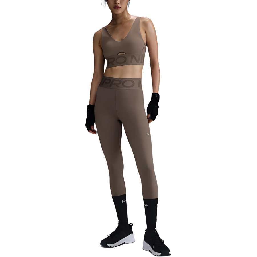 Nike Nike Pro Sculpt Leggings Women's Mink Brown/White