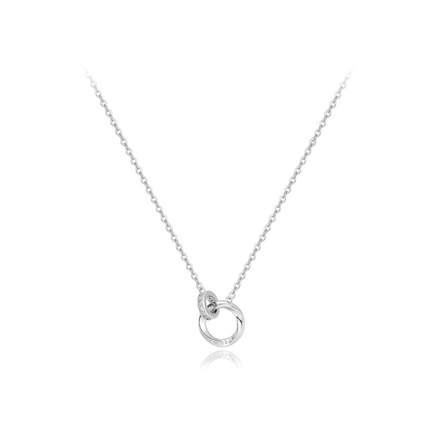 BLANK IN BLANK 999 Silver Zircon Necklaces Women's