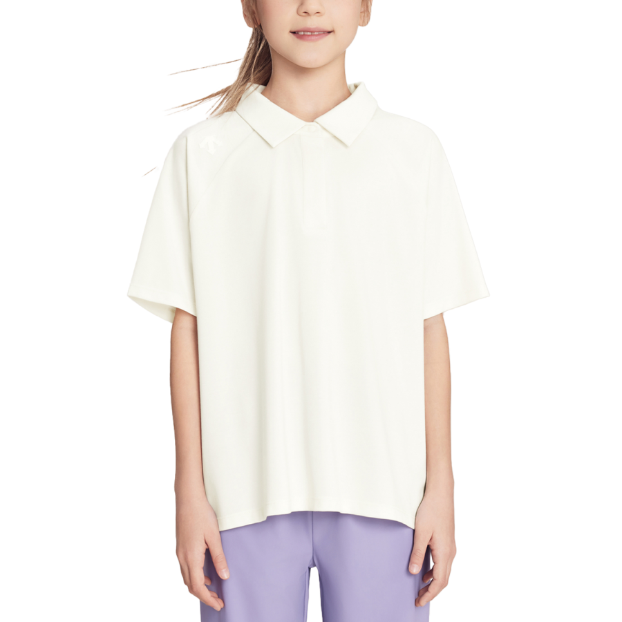 DESCENTE Movewear T Shirt SS25 CR Egret Kids'