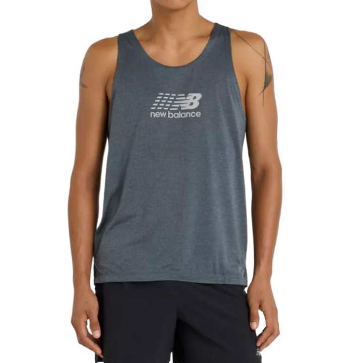 New Balance New Balance Graphic Tank Top Men's Gray