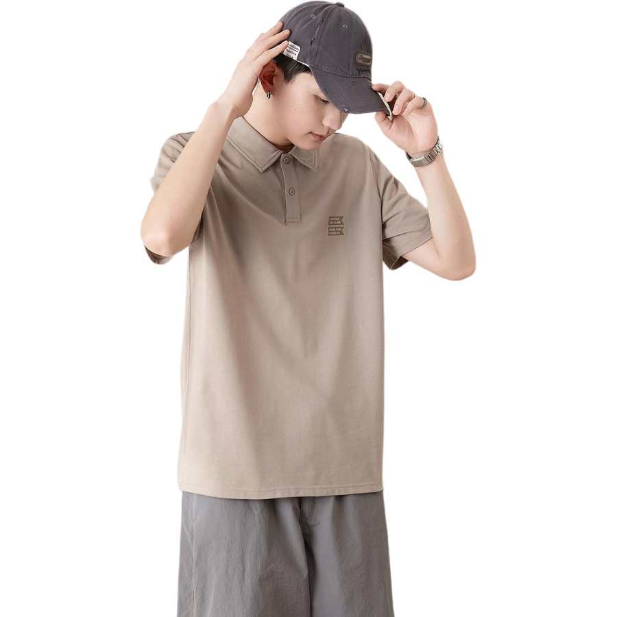 Tonlion Polo Shirts Men's Polo Collar Moderate Other