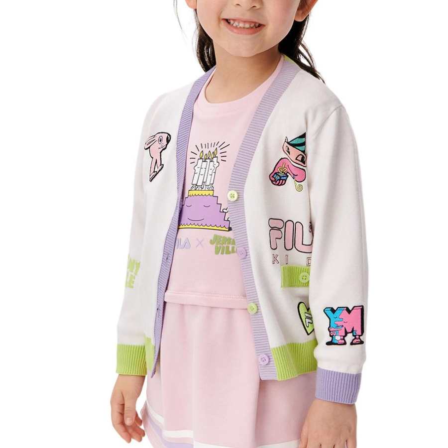 FILA KIDS x Jeremy Ville Sweater Standard White Children Aged 3 7 Years Old