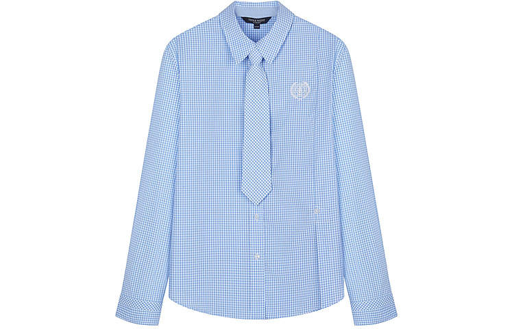 Teenie Weenie Shirts Women's Blue Lapel Moderate