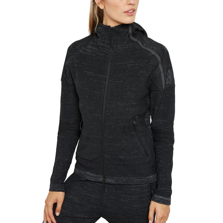 Adidas Adidas Jackets Women's Black Hooded Moderate Other