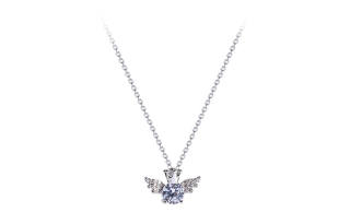 Muyan Titanium Steel Angel Wings Necklace Women's