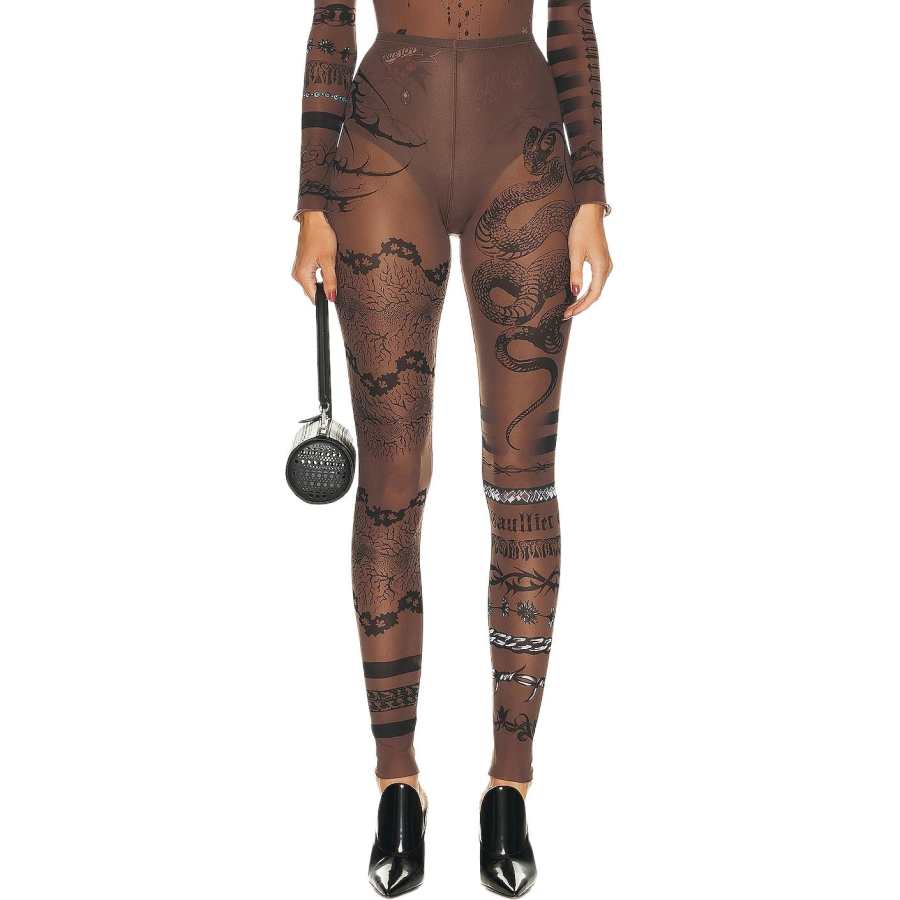 Jean Paul Gaultier x KNWLS Casual Pants Women's Brown