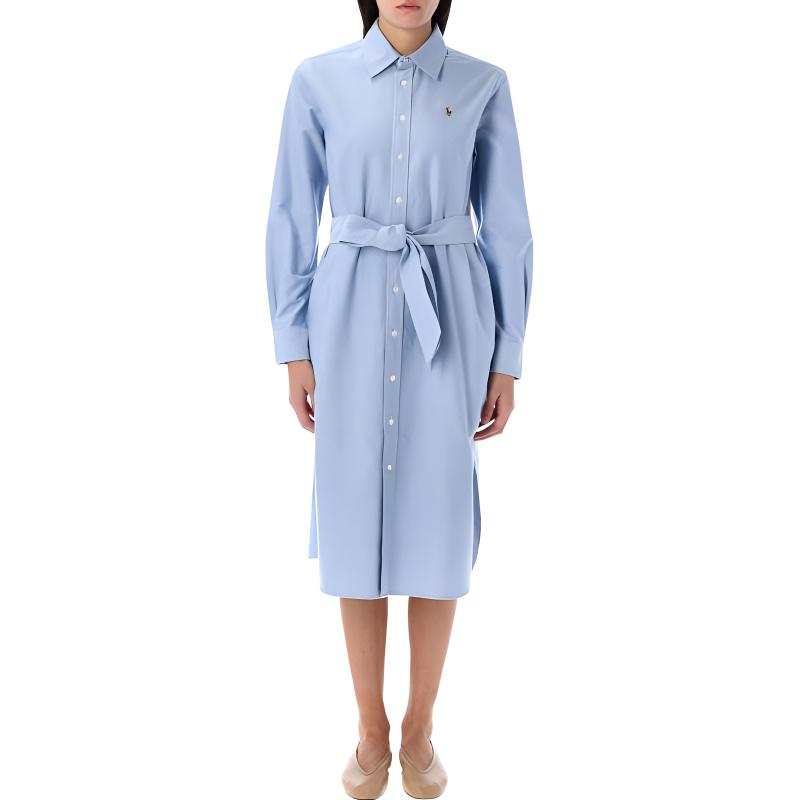 Polo Ralph Lauren Polo Pony embroidered Midi Dress