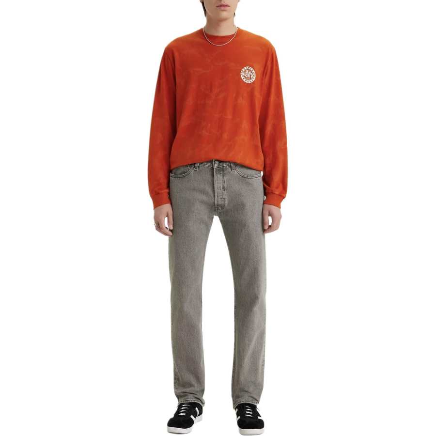 Levis Levis Jeans Men's Gray Moderate Straight Fit Pants