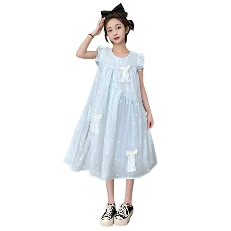 Lanza Kids Dresses Crew Neck Mid Length