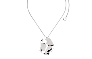 JIL SANDER Brass Necklaces Women's Silver