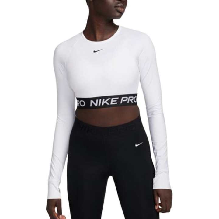 Nike Nike Pro T Shirts Women's White Crew Neck