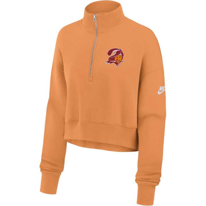 Nike Nike Tampa Bay Buccaneers Rewind Phoenix Women's Nike Nfl Cropped 1/4 Zip Crew