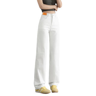 BALENO Jeans Women's White Moderate Wide Leg Pants