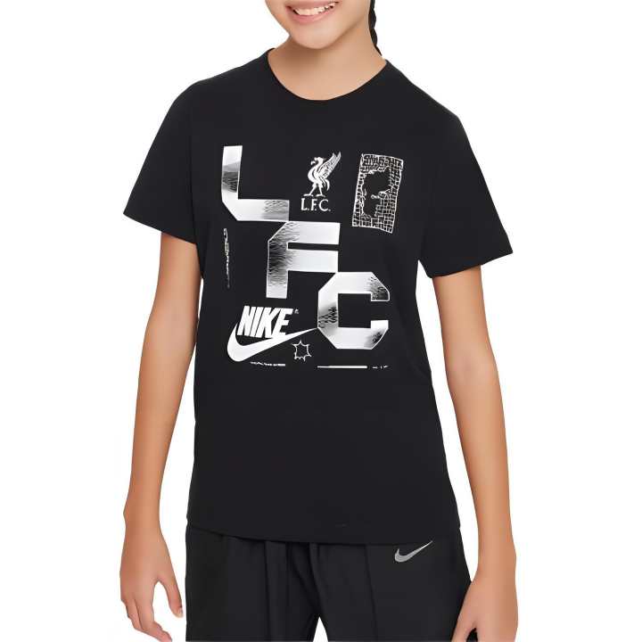 Nike Nike X LIVERPOOL FC Grade School T Shirts Crew Neck Moderate