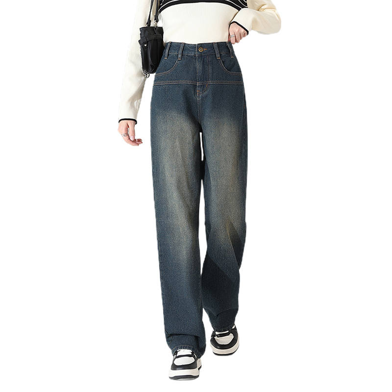 BALENO Jeans Women's Blue Moderate Wide Leg Pants