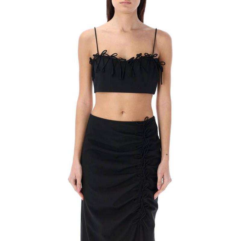 GANNI Camisoles Women's Black Moderate