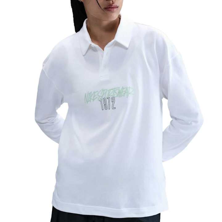 Nike Nike Sportswear Essentials Polo Shirt Women's White