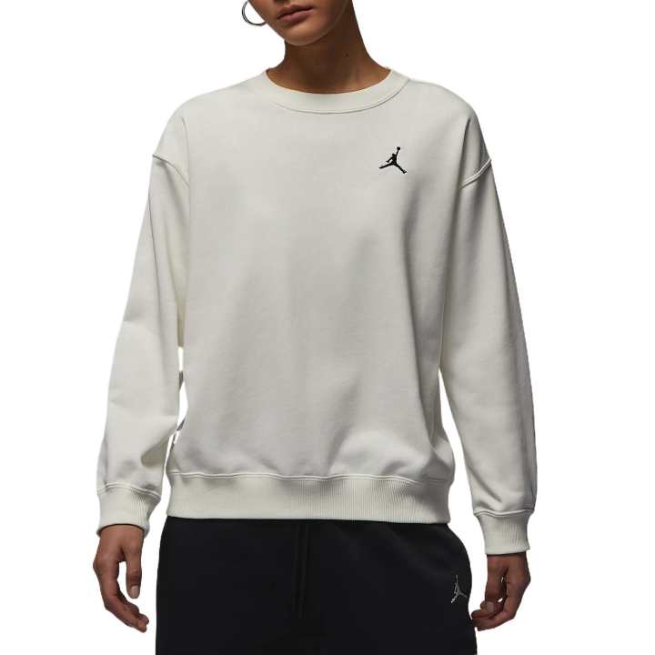 Jordan Jordan JumpmanJordan Brooklyn Fleece SS25 Sweatshirt Women's Sail White