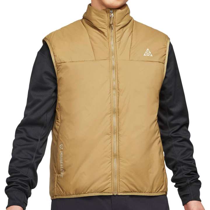 Nike Nike ACG Vests Men's Light Umber Stand Collar Moderate