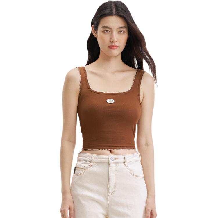 Teenie Weenie Tank Tops Women's Collarless Thin Racerback