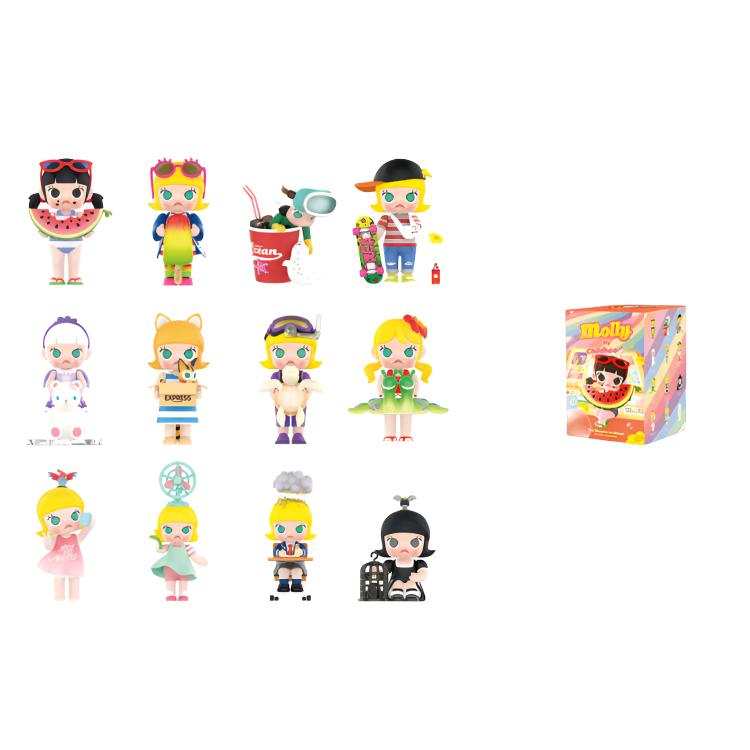 POP MART MOLLY My Childhood Collection Mystery Boxes Single Mystery Box/Whole Box 12 Pcs