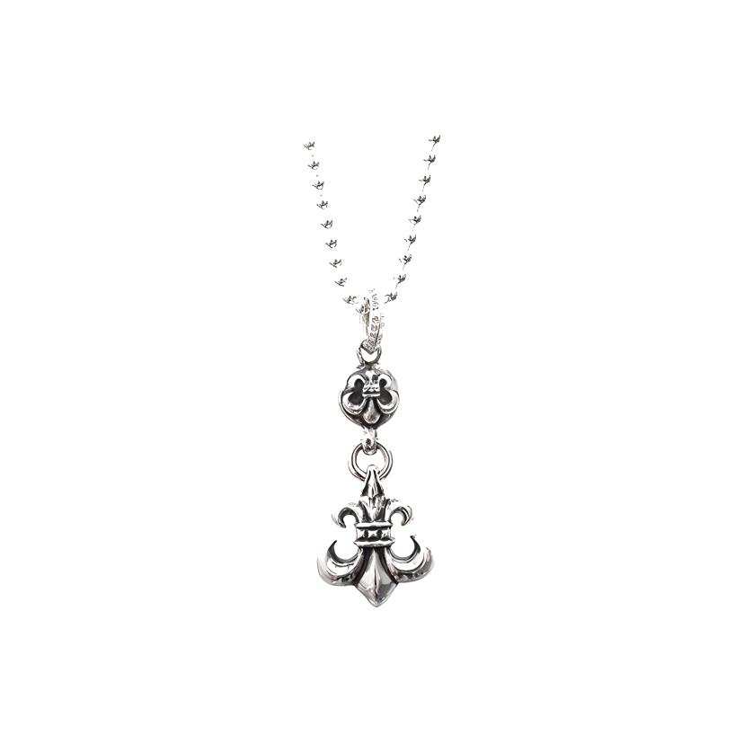 Chrome Hearts 925 Sterling Silver Necklaces Unisex Silver