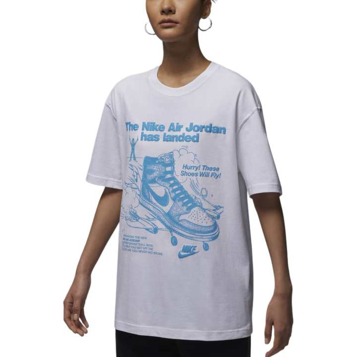Jordan Jordan T Shirts Women's White Crew Neck Moderate