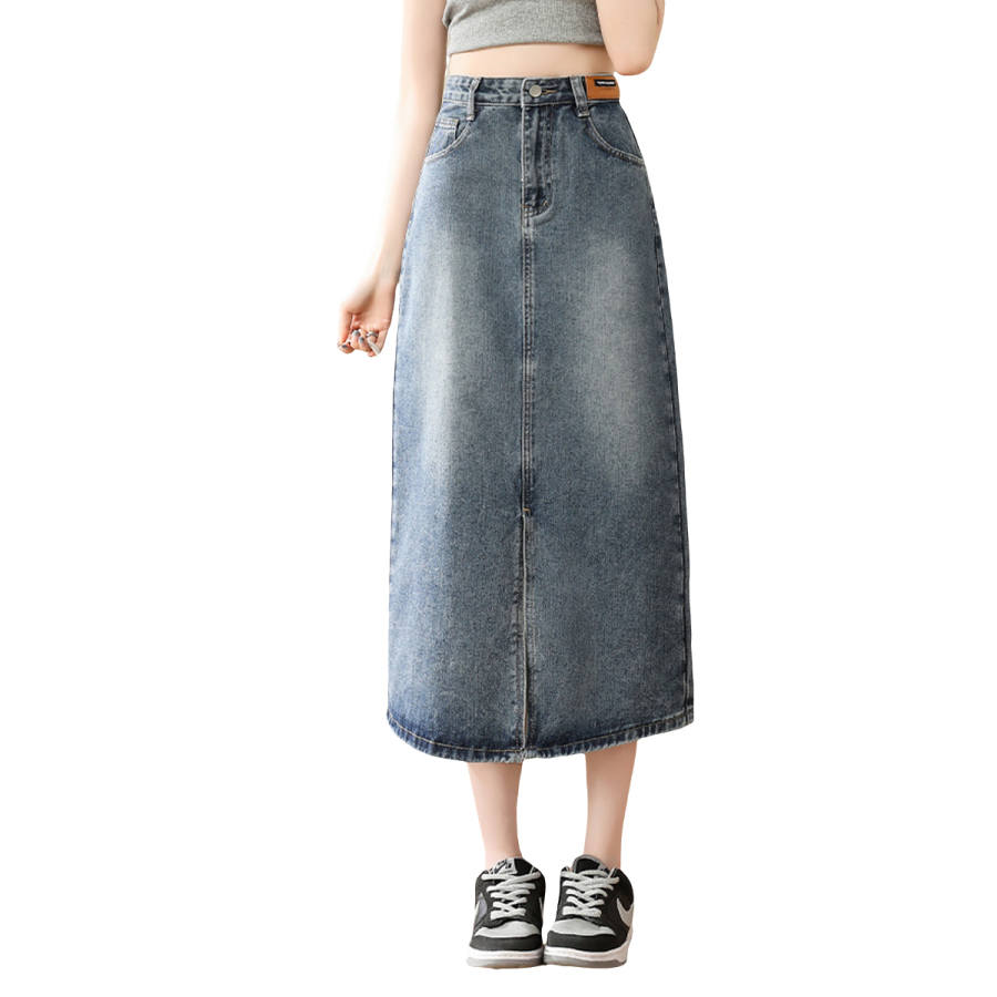 BALENO BALENO Denim Long Skirt Women's