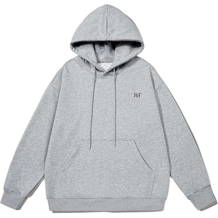 361° Sweatshirts Unisex Cotton Like Medium Heather Gray Hooded Moderate Regular