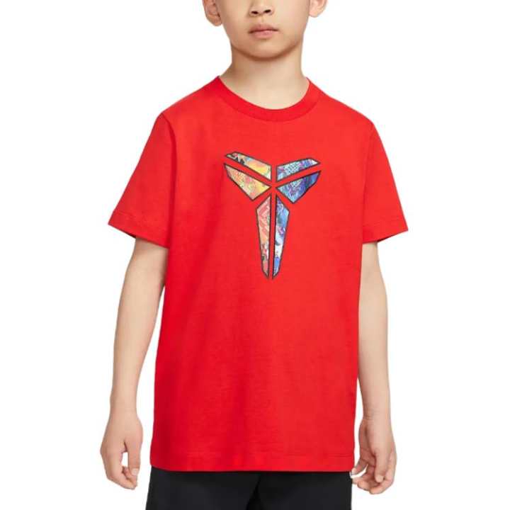 Nike Nike T Shirt SS25 Red Teenagers