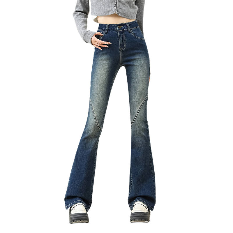 BALENO Jeans Women's Blue Moderate Flared Pants