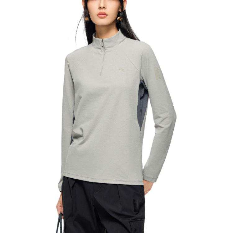 Anta Outdoor Collection T Shirt Women's Pearlescent Gray