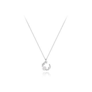 BLANK IN BLANK 925 Sterling Silver 999 With Zircon Resin Necklaces Women's