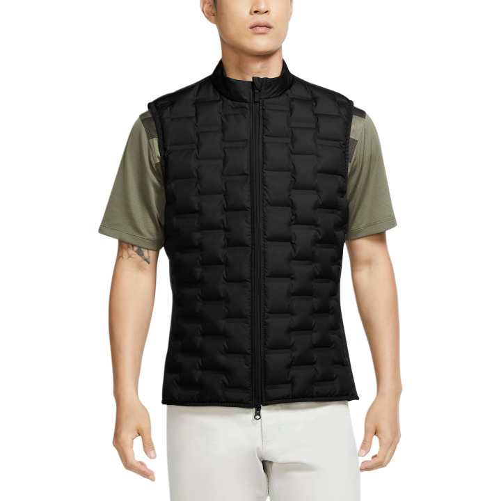 Nike Nike Vests Men's Black Stand Collar Moderate Other