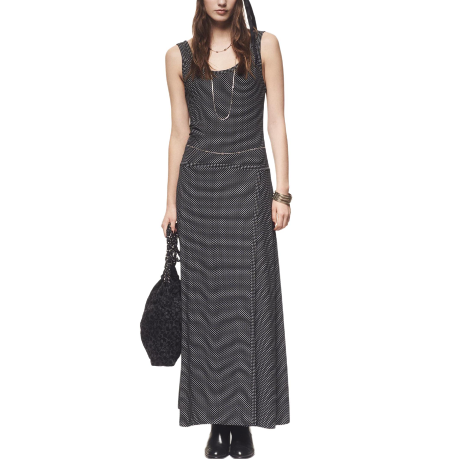 CHANEL FW24 Slip Dress Women's Gray