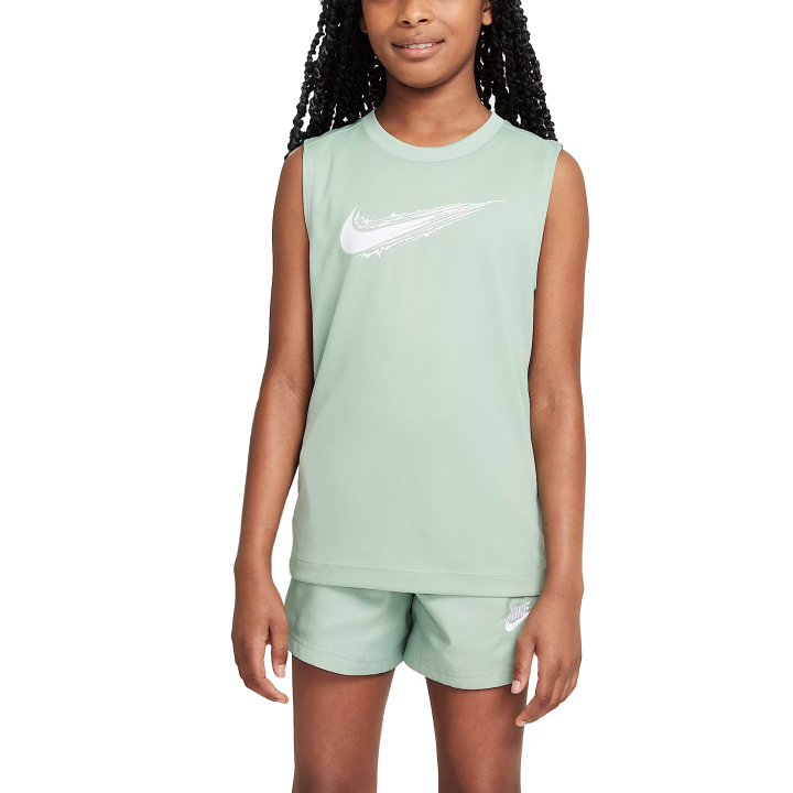 Nike Nike Tank Top Dri Fit Steam Color/White Teenagers