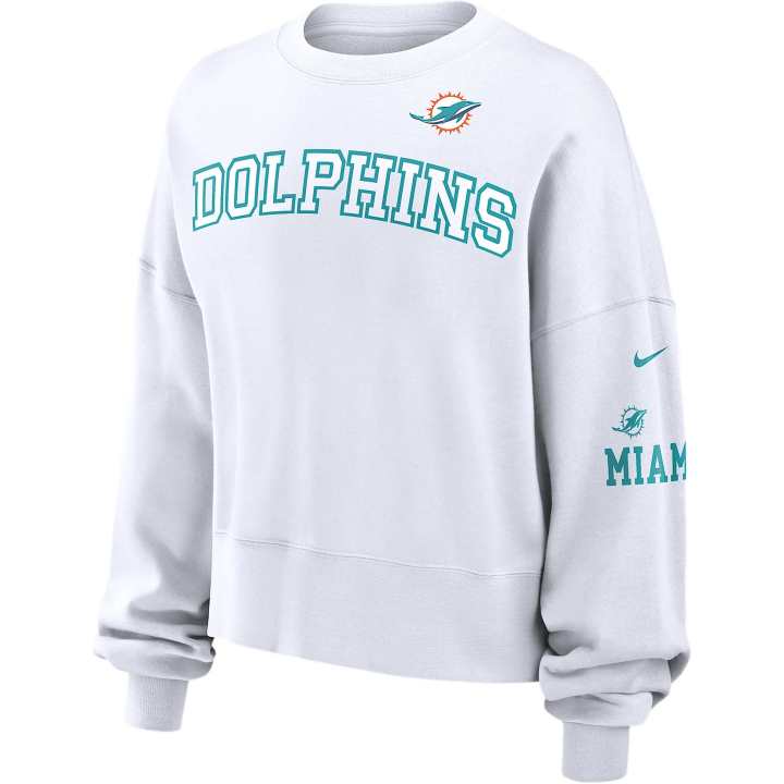 Nike Nike Miami Dolphins Women's Nike Nfl Pullover Crew