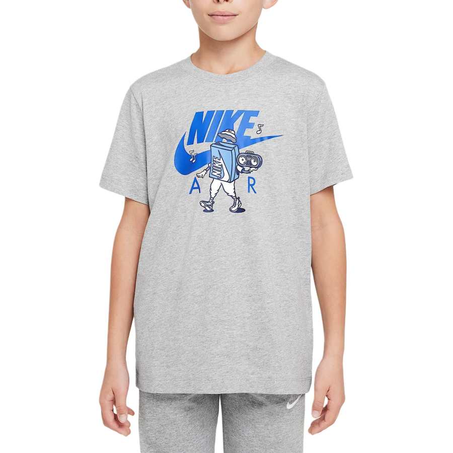 Nike Nike Sportswear T Shirt Dark Gray Marble Teenagers