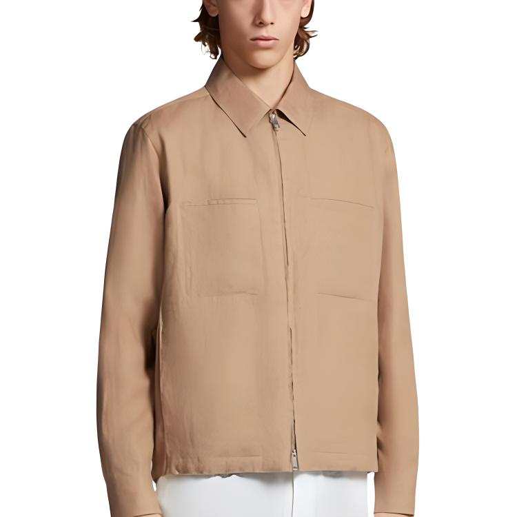 Ermenegildo Zegna SS24 Jackets & Coats Men's Khaki