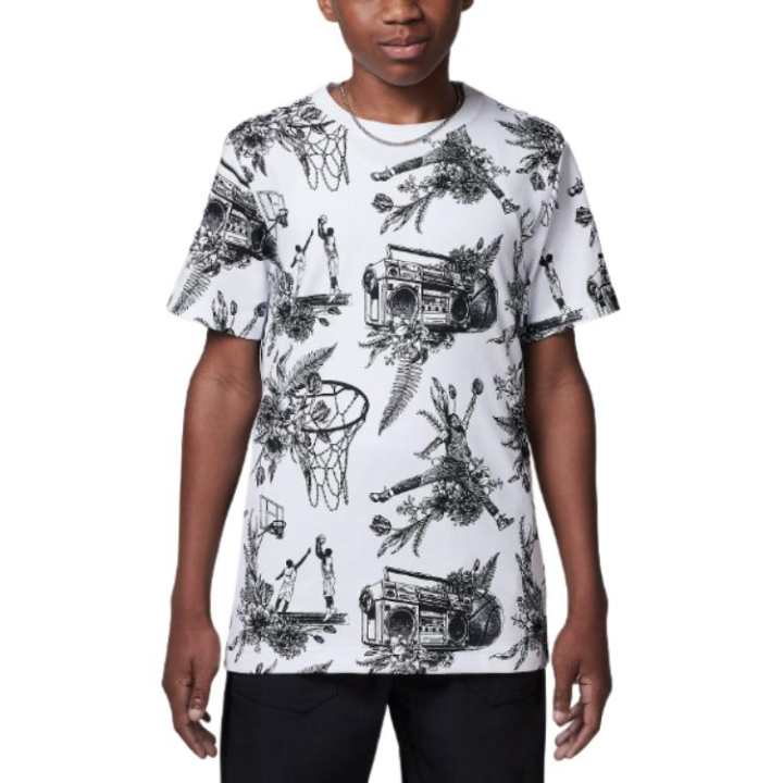 Jordan Jordan Grade School T Shirts Crew Neck Moderate