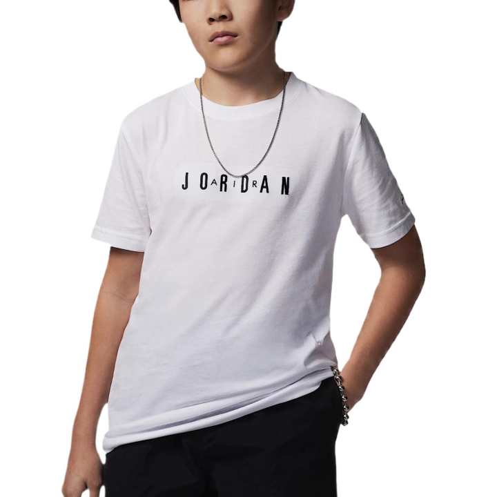Jordan Jordan AirWordmark T Shirt SS25 White Teenagers