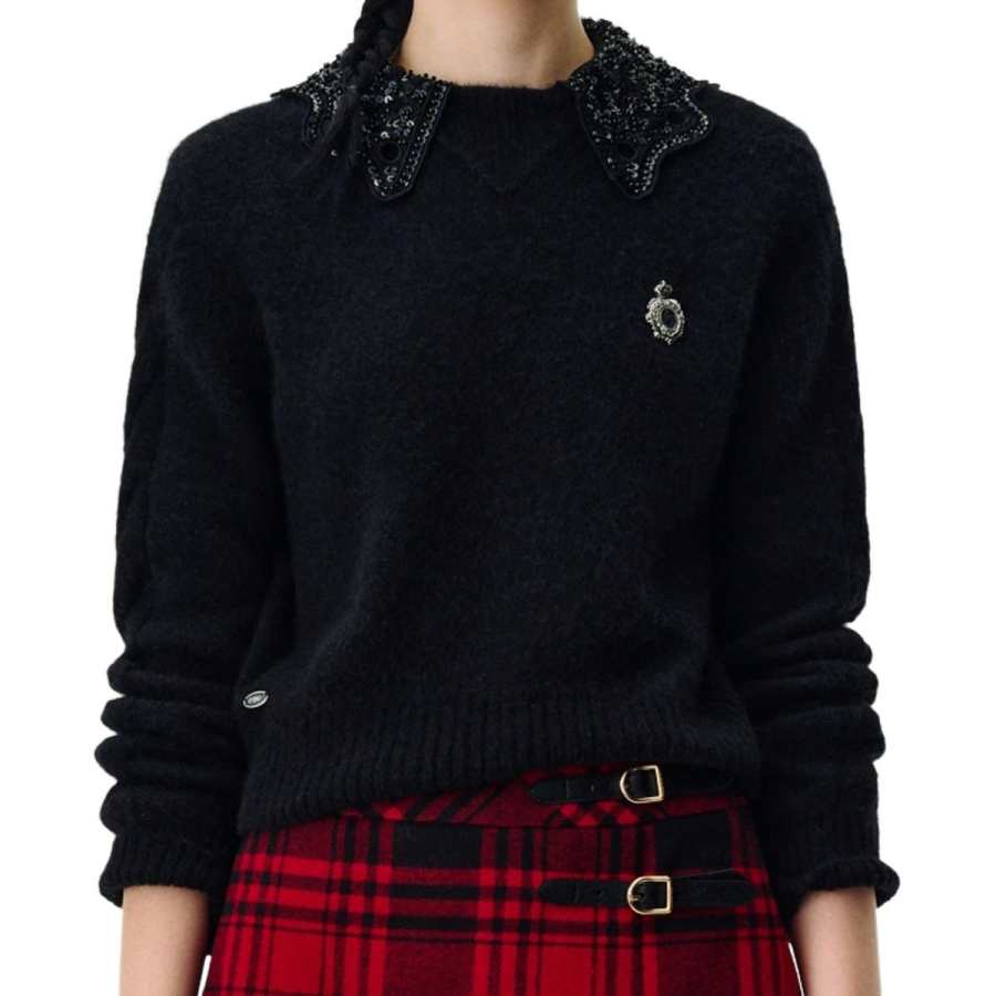 Teenie Weenie Sweaters Women's Crew Neck Moderate A Line