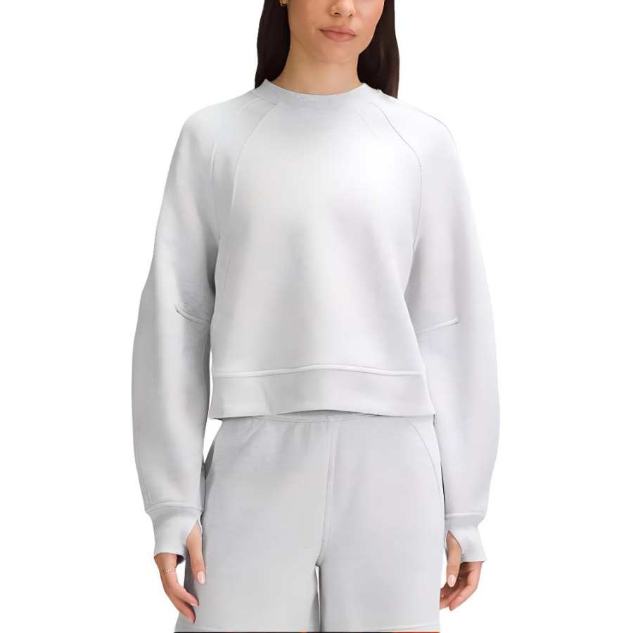 Lululemon Scuba Series Sweatshirt Women's Super Light Gray